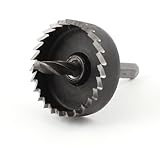 uxcell ホールソー　ドリルビット　穴あけ　木工用穴あけ　アイロン・メタルカッター　40mm直径　6mmビット