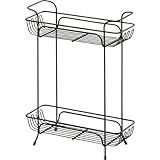 ディアシリーズ「キッチンワイヤーラック」【IT】ブラウン(#9881907-86789)サイズ：幅27×奥行10.5×高さ36.5cm【スチール ワイヤー アイアン ブラック ホワイト 白 黒 おしゃれ 北欧 ヨーロピアン シンプル アンテ