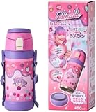 【450ml】しなこちゃん そこまで洗える3WAYキッズボトル｜直飲み・コップ・ストロー対応｜分解洗浄OK・保冷対応 子供用水筒