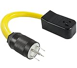 Conntek P1450650 Welder Adaper Generator/RV 14-50 Plug to NEMA 6-50R 50 Amp 250-volt Adapter Cord [並