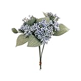 MAGIQ 東京堂 上質な 造花 パステルアキレアピック(3本入り) BLUE FM009407-005