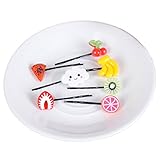 ベビーゴー　ベビー用ヘアクリップ　キッズ用　ヘアクリップ　髪飾り子供　ヘアピン　ヘアアクセサリー　フルーツセット8点