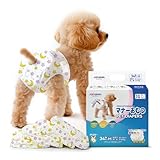 Japapet 犬用おむつ 女の子用 犬オムツ メス ペットオムツ マナーおむつ 高齢犬 小型・中型犬用 Mサイズ 34個入り
