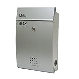 EUROデザイナーズポスト ユーロデザイナーズポスト MB5005 オールアルミ マグネット 郵便受け MB5005-KM-AA 031 シルバー 奥行26×高さ38×幅8.5cm