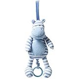Manhattan Toy Pull Musical Baby Toy, Blue Hippo [並行輸入品]
