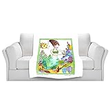 ブランケットウルトラソフトFuzzy 4サイズ！DIANOCHEデザインからby Marley UngaroガーデニングマーメイドホームDecor Unique Designer芸術的スタイリッシュな