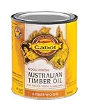 Cabot Australian TimberオイルExterior Amberwood 1 Qt