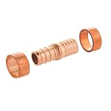 Zurn gidds-101908 Pex銅Transitionカップリング、1 / 2 " OD PEX x 1 / 2 " ODポリブチレン