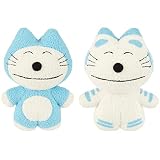 11ぴきのねこ とことこくらぶ ぬいぐるみ 2種セット （ブルー＆トラネコ） 高さ約15cm