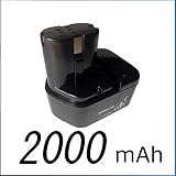 【 大容量:2000mAh 】 【 6ヶ月保証 】 HITACHI 日立 ニカド 互換バッテリー EB1214L EB1214S EB1220BL EB1212S 12V 2000mAh NI-CD