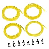 P Prettyia 4ｘ燃料ラインホース＋8ｘ燃料フィルター　チェーンソーアクセサリー 　