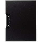 セキセイ クリップボード クリップファイル 発泡美人 A4-S ブラック FB-2026