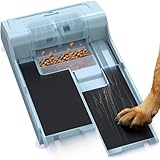 WOWOOF PET 犬用スクラッチボード(トリーツボックス２枚付き), IQトレーニング・爪研ぎ用知育おもちゃ，犬用爪やすりトレーニンググッズ＆スローフィーダー 2in1・滑り止め設計（全犬種対応）