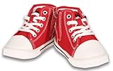 PANDA MANIA　パンダマニア ハイカット スニーカー ベビー (15cm, レッド)