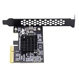 Cablecc 20Gbps USB 3.2 Gen2 Type-E IDC フロントヘッダー USB-C - PCI-E 4X Expressカードアダプター デスクトップマザーボード用