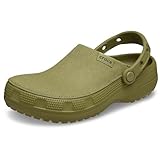 Crocs (クロックス) 男女兼用 大人用 クラシック クラフト キャンバス クロッグ 男女兼用, アロエ, 8 Women/6 Men