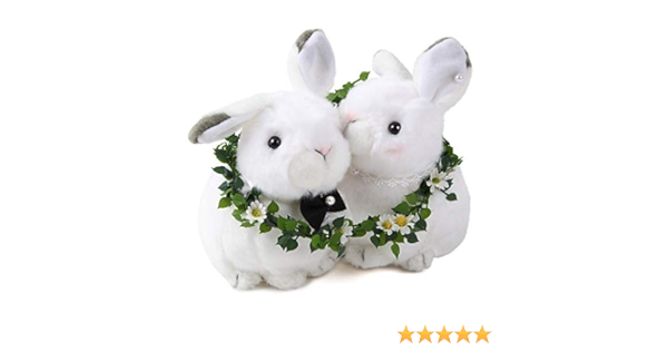 Amazon 雪うさぎのウェルカムドール 雪うさぎ 結婚式 ぬいぐるみ ウェディング ウェルカムドール うさぎ ウサギ 兎 白 ギフト ブライダル 高砂 受付 ウェルカムスペース フォトブース フォトスペース ナチュラル ボタニカル ぬいぐるみ おもちゃ