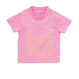 BabyChips きらきら星空(名入れ半袖ベビーTシャツ) 70 ピンク