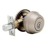 1-Cyl Deadbolt Smt Stn Nckl Bx [並行輸入品]