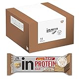 【Amazon.co.jp 限定】inバー プロテイン カフェオレ (14本入×1箱) ほろ苦カフェオレクリームを楽しむウエファータイプ 高