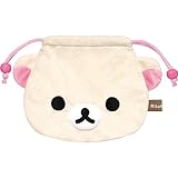サンエックス リラックマ ぬいぐるみ巾着 コリラックマ CA44602 H15.5×W23.5×D2.5cm