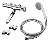 TOTO 浴室用水栓 壁付き リフレッシュサーモ TMGG40E1 (エアインシャワー・樹脂)