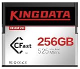 KINGDATA CFast 2.0 メモリーカード 256GB 最大読み取り速度525MB/s 6Kビデオ対応 キヤノン・ソニーシネマカメラ用 高速転送 MLC NAND