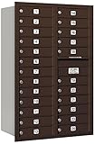 Salsbury Industries 3713d-24zrp 4 C水平メールボックス、ブロンズ