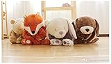 1 新しい赤ん坊の枕マイクロファイバーの可愛い動物の枕の部分と柔らかい毛布 2017 屋内および屋外の機能的な新デザインの設定