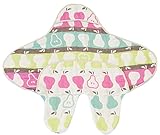 サンデシカ 6重ガーゼ アフガン(足つきおくるみ) 洋なし