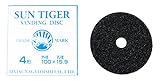 サンタイガー 印 サンディングディスクペーパー 粒度 60 砥材 CC 100x15.9穴 ファイバー厚  0.8ミリ 10枚入り