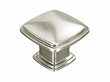 サテンニッケルまたはつや消しニッケルキッチンキャビネットSquareノブPulls 31 mm 81091