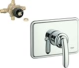 Grohe k19264 – 35015r-000 Taliaタブとシャワーバルブキット、クローム