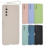 Xperia 10 IV シリコン ケース Xperia10IV カバー スマホケース 薄型 保護 耐衝撃 SO-52C SO52C SOG07 エクスペリア10IV au docomo softbank UQmobile ホワイト A800X10IVWH