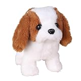 トイプードル 電動ペット犬 動くぬいぐるみ おもちゃ動くぬいぐるみ ギフト おもちゃ 犬 歩く 鳴く 可愛い おもちゃ わんちゃん 子供へプレゼント 誕生日・ハロウィーン・クリスマス・新年 ぬいぐるみ コーギー