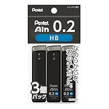 ぺんてる シャープ芯 ぺんてるアイン 0.2mm HB 3個 XC282HB-3P