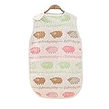 綿100% 6重ガーゼ 寝袋 夏冬 ベビー 出産祝いスリーパー 高品質スリーパー ベビーサイズ ギフト L（45*80cm）