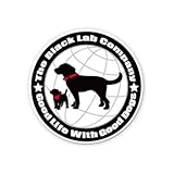 ザ・ブラックラブカンパニー BLCロゴ ステッカー / #002 /犬グッズ専門店 オリジナル車 防水 シルエット