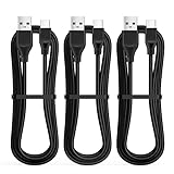 USB Type C ケーブル【1.83M/3本】USB-C&USB-Aケーブル 3A急速充電/QC3.0対応 タイプCケーブル アンドロイド充電器ケーブル ChrisPow Cタイプ充電ケーブル Galaxy S22 S21 S20 S10 S9,Sony,Xiaomi,Huawei P40,Pixel,OPPO,Android機種,iPad Pro usb type cスマホ,タブレット(ブラック)