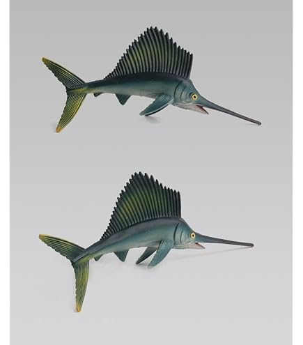 Amazon.co.jp: FLORMOON バショウカジキ 置物 現実的 動物の姿