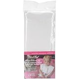 DMC Velour Toddler Pullover Bib 14 Count 12-inch x 19.5-inchWhite, Other, Multicoloured by DMC