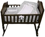 ベビードール寝具ロイヤルクレードル寝具セット、グレー