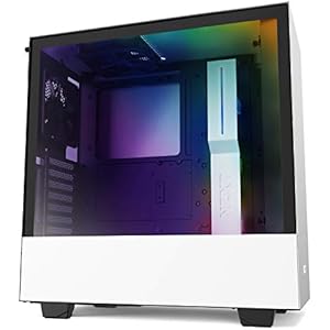 NZXT H510i ミドルタワー RGB LED発光&ファン制御機能搭載 [ White & Black ] CA-H510I-W1