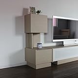 サイドキャビネットENT 左置き 40cm 完成品 レインクラウド オーク 色 木目 グレージュ 幅 40 奥行44.5 高さ109cm 国産 日本製 サイドボード 木製 北欧家具 fax台 リビング 収納 オフィス