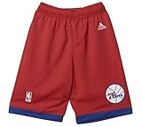 Philadelphia 76ers NBAユースレプリカショーツレッド XL レッド