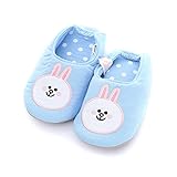 LINE FRIENDS CONY BLUE ラインフレンズ コニー 児童上靴 ブルー 20cm [並行輸入品]