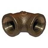 LASCO 17-9005 1/4-Inch Female Pipe Thread Brass 90-Degree Ell/Elbow by LASCO