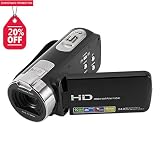 ICOCO ビデオカメラ HD1080P コンパクト 16倍デジタルズーム 3インチ液晶ディスプレイ 270度回転スクリーン SDカード（最大32GB) PDF日本語説明書付き