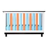 Go Mama Go Wonder Bumpers 2 Piece Crib Bedding Set, Orange/Aqua by Go Mama Go