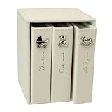 Bambino by Juliana Linen Fabric Set of 3 Baby Photo Albums 4x6 by Widdop Bingham